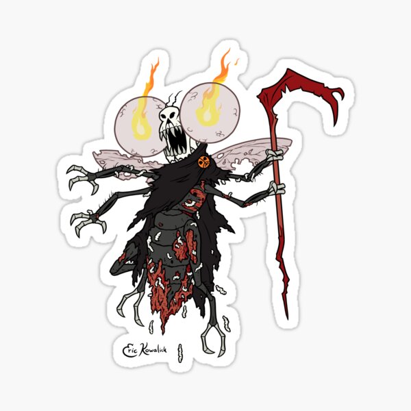 Halloween Death Sticker