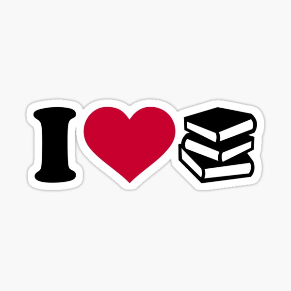 Item preview, I love books designed and sold by Designzz.
