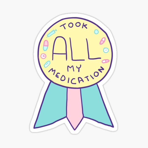 Spoonie Achievement: Took All My Meds Sticker