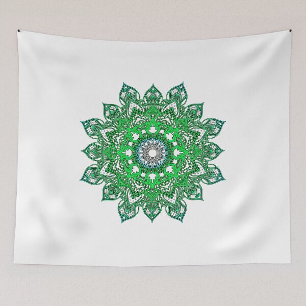 Item preview, Natures Forest Green Mandala designed and sold by roseglasses.