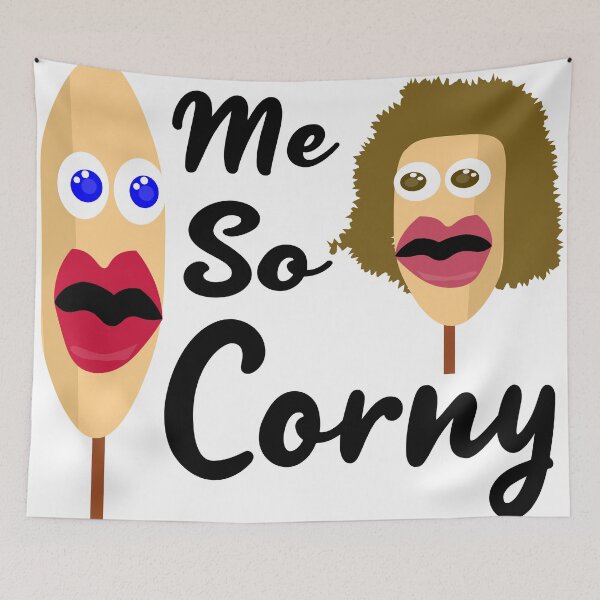 Item preview, Me So Corny Corndog Pun designed and sold by MclaughlinGifts.