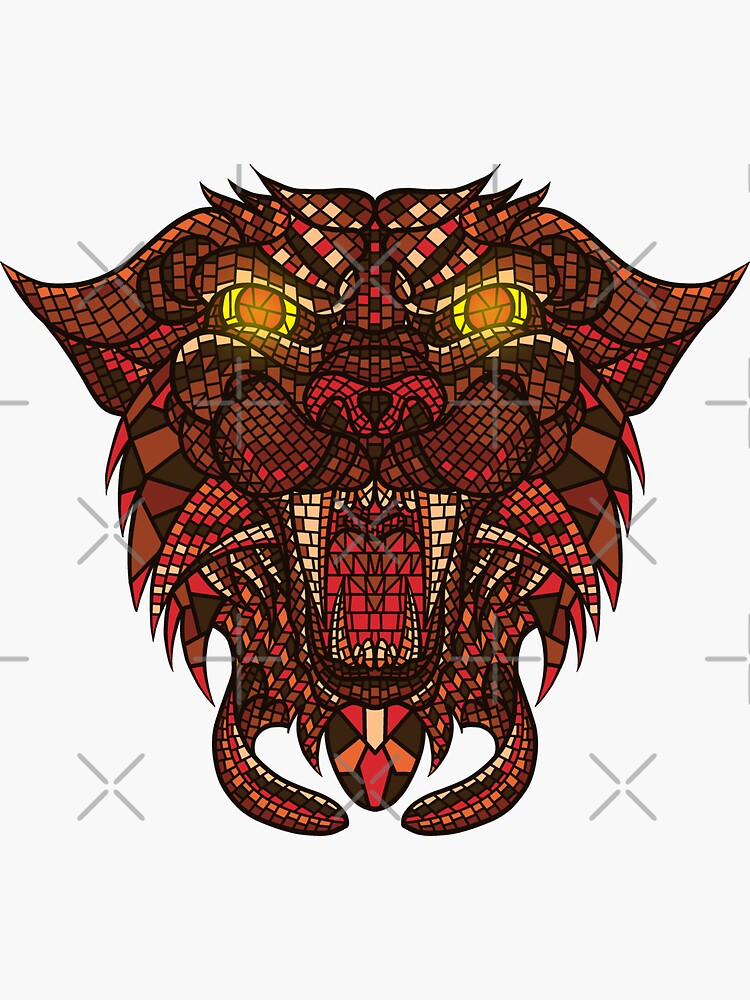 Panther Mosaic by GODZILLARGE