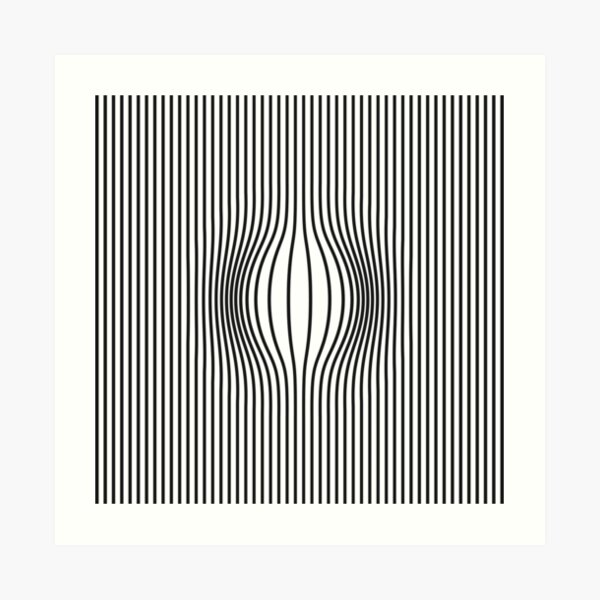 Black Lines Impression artistique