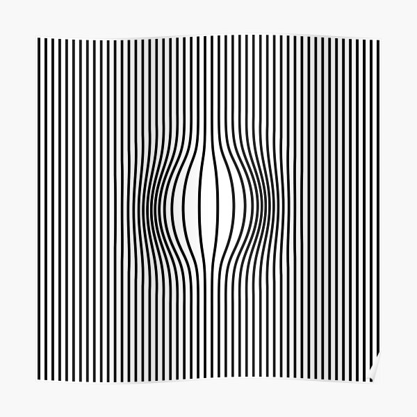 Black Lines Poster