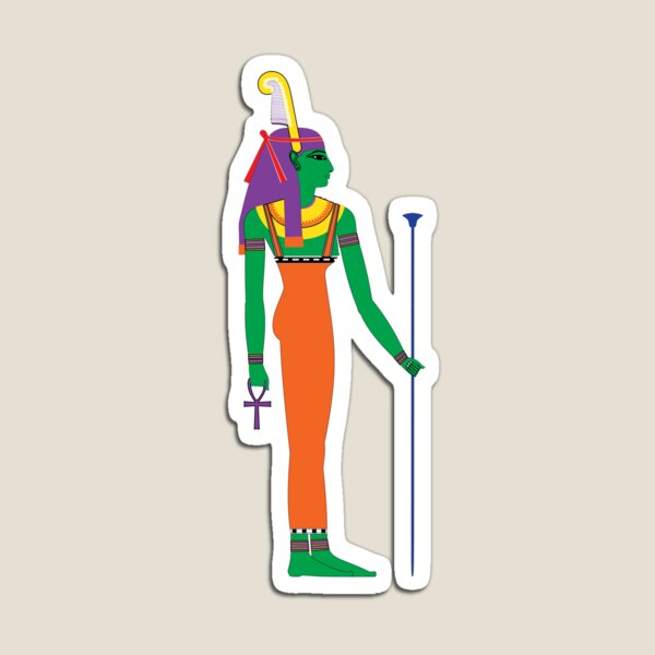 Maat Fresh Colors Egyptian Gods Goddesses And Deities Magnet For Sale By Freshthreadshop