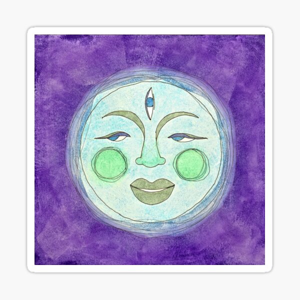 MEXICALI MOON PURPLE Sticker