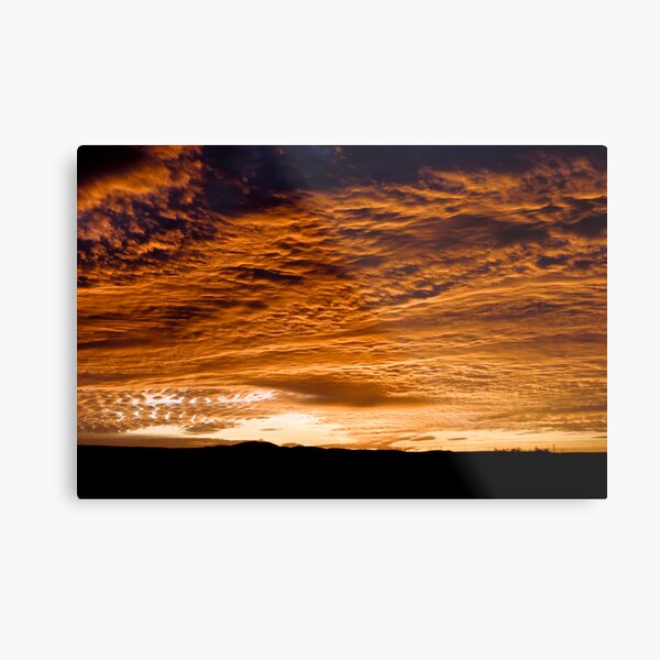 amanecer rojo Metal Print