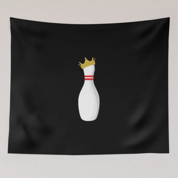 Item preview, King Pin Funny Bowling Pun Crown Bowling Pin designed and sold by KNUXX Shop.