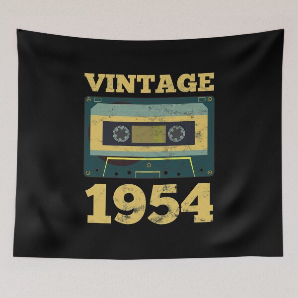 Item preview, Vintage 1954 Retro Birth Year Birthday Gift Idea designed and sold by haselshirt.