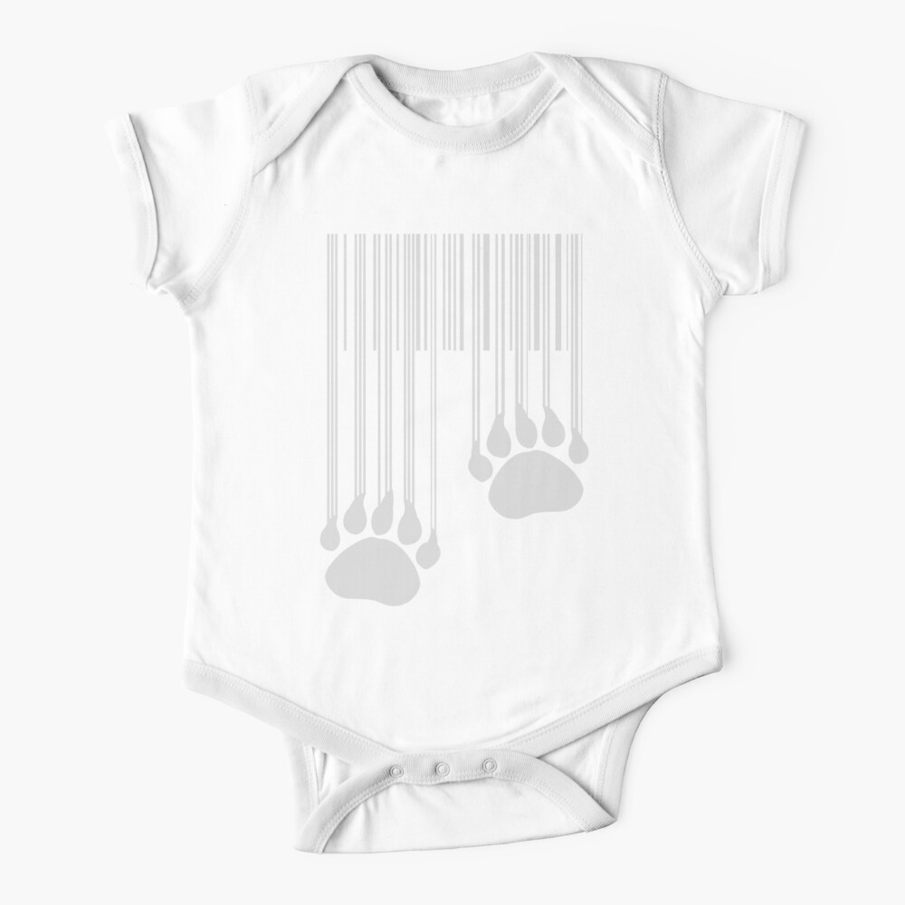 Grizzly Bear Paws Qr Code Capitalism Polar Bear Polarbaer Save Planet North Pole Knut Polar Bears Protection Baby One Piece By Originalstar Redbubble