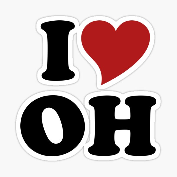 Heart in Ohio OH Sticker,All-Weather High Quality Vinyl Sticker – Heart  Sticker Company