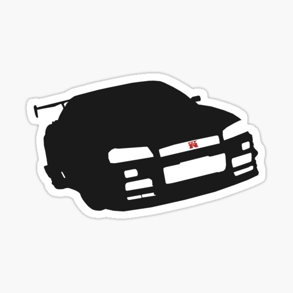 gtr r34 silhouette