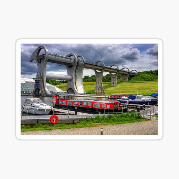 Item preview, Boats at the Falkirk Wheel designed and sold by tomg.