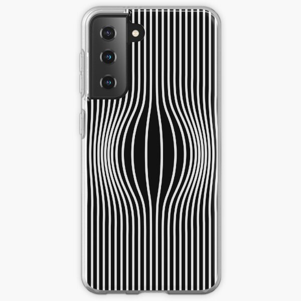 White lines Samsung Galaxy Soft Case