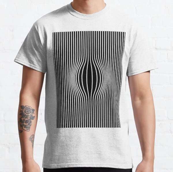 White lines Classic T-Shirt
