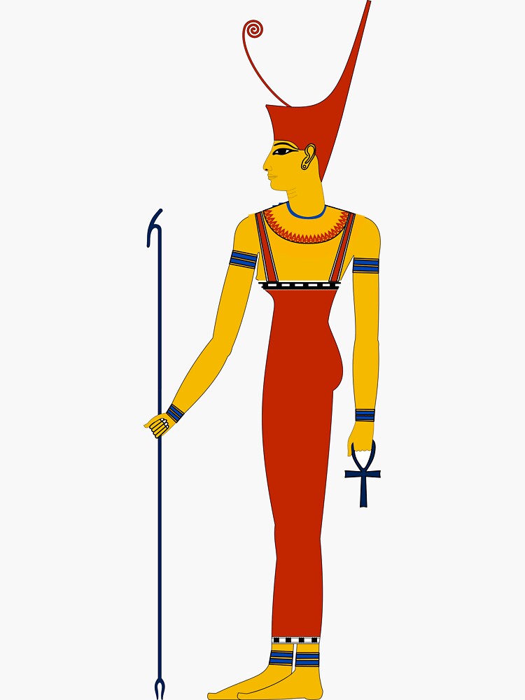 Pegatina «Neith con Red Crown | Dioses egipcios, diosas y deidades» de ...
