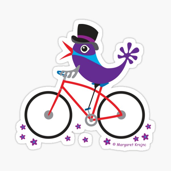 Bicycle ride Sticker