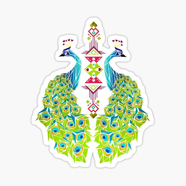peacock Sticker
