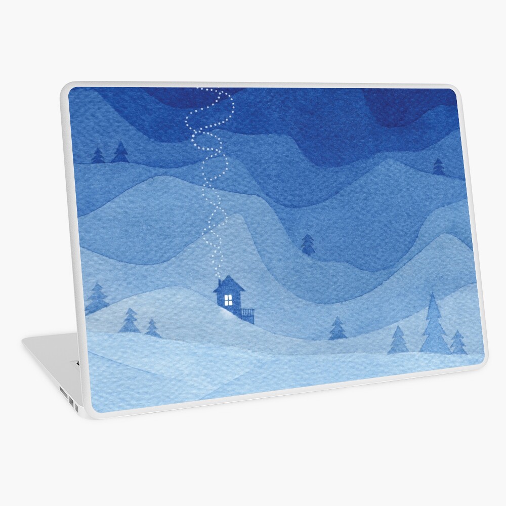 Stars factory, blue Laptop Skin