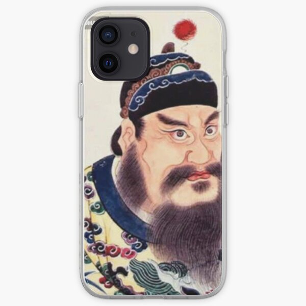 Emperor of China #portrait, #lid, #people, #adult, veil, beard, mustache, cap, one, illustration iPhone Soft Case