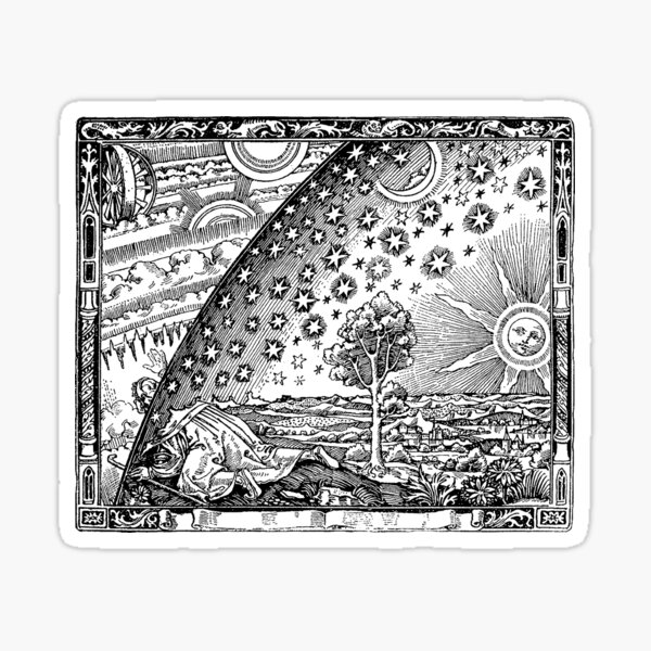Item preview, Flammarion Engraving Transparent designed and sold by greencoyote.