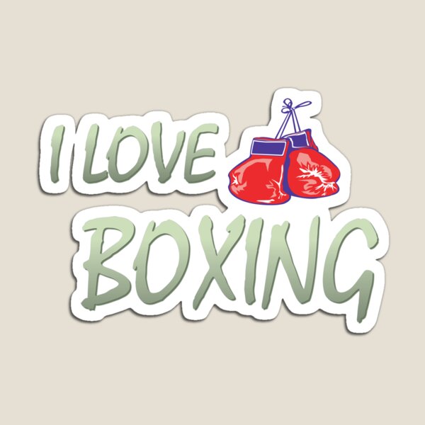 Item preview, I love boxing designed and sold by creativecm.