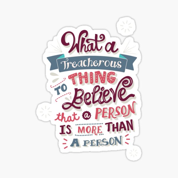 Paper Towns: Treacherous Thing Sticker
