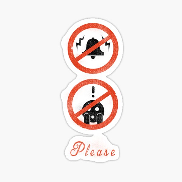 No Surprises Sticker