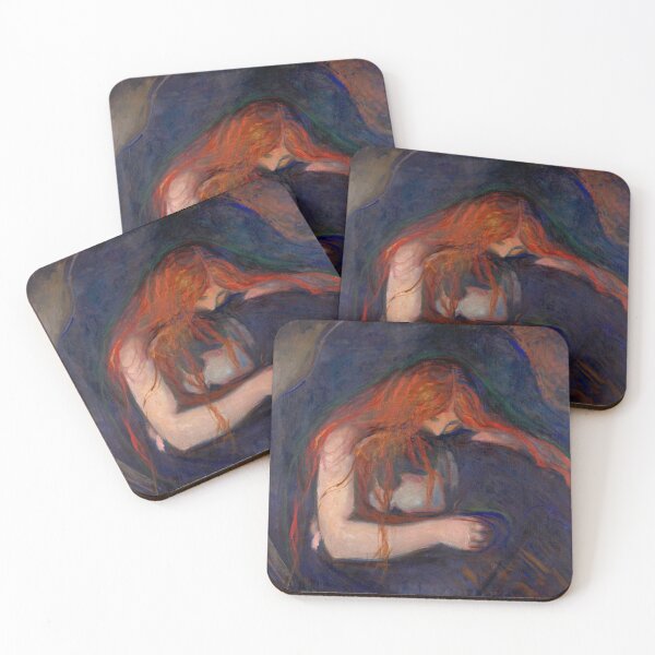 Item preview, Edvard Munch - Vampire - Norwegian painting designed and sold by Bebichic.