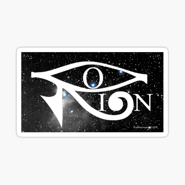 Orion & Eye of Horus Sticker