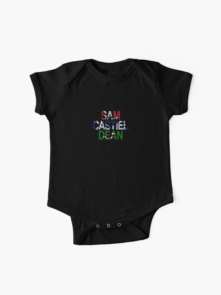 Supernatural Team Free Will 001 Baby One Piece By Chuckshurley Redbubble