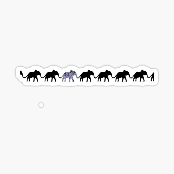 Unique Elephant Sticker