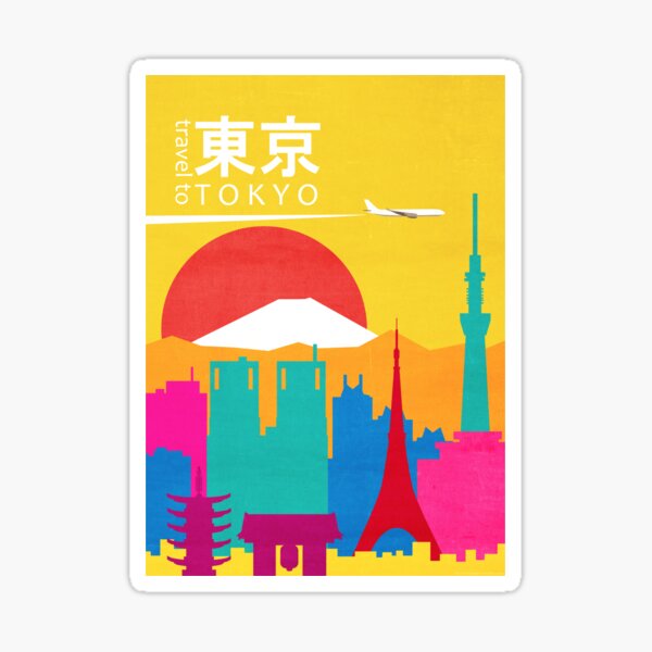 TRAVEL TO TOKYO Sticker