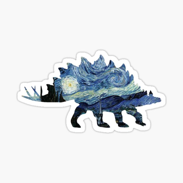 Item preview, VanGogh-o-Saurus designed and sold by JurassicArt.