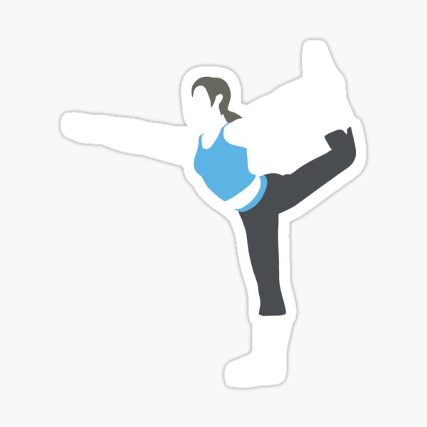 Wii Fit Trainer Vector Sticker