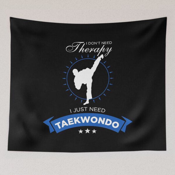 Item preview, Taekwondo Tae Kwon Do Martial Arts Fighting Blue designed and sold by LarkDesigns.