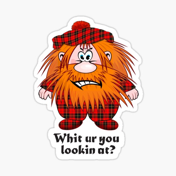 Item preview, Jock MacNutter - Whit ur you lookin at? designed and sold by eyemac24.