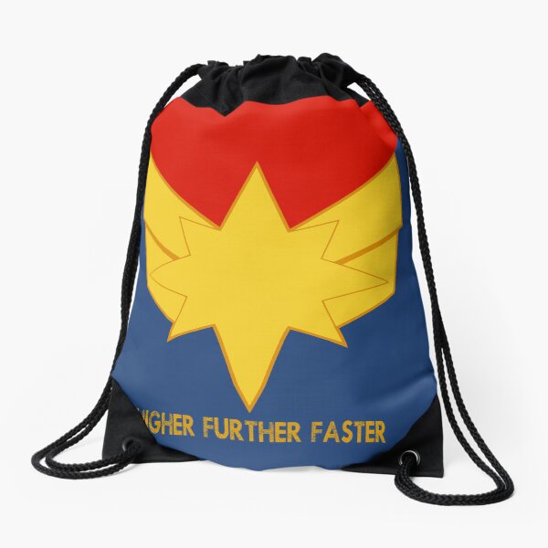 Higher, further, faster! Drawstring Bag