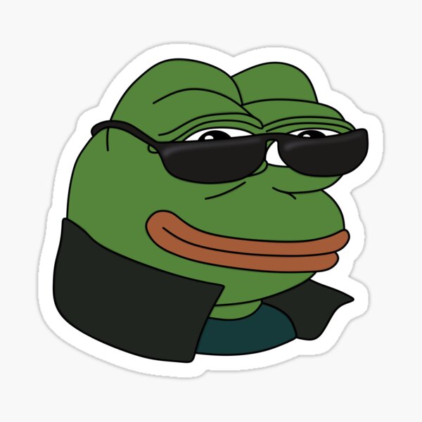 Ez Pepe Sticker By Mullelito Redbubble