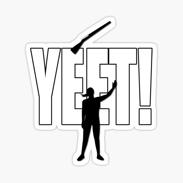 YEET! Rifle Line Sticker