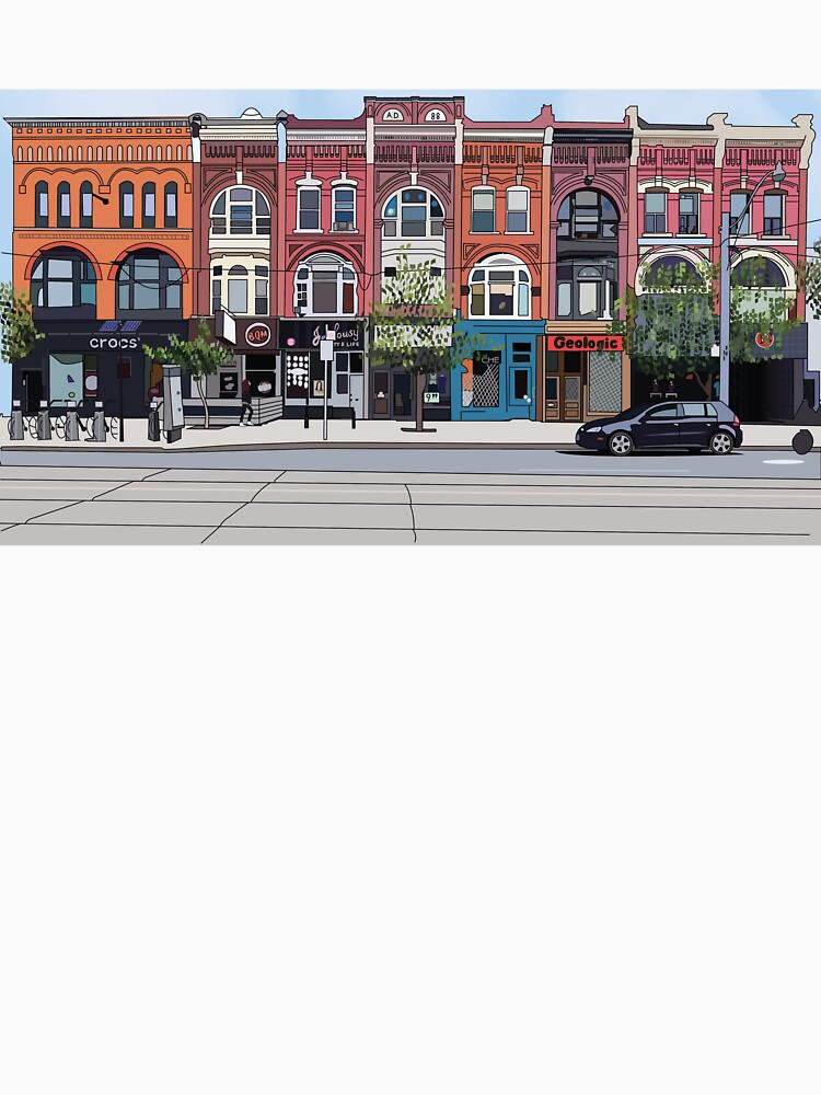 "Queen Street West, Toronto" Tshirt for Sale by starbuckslovers