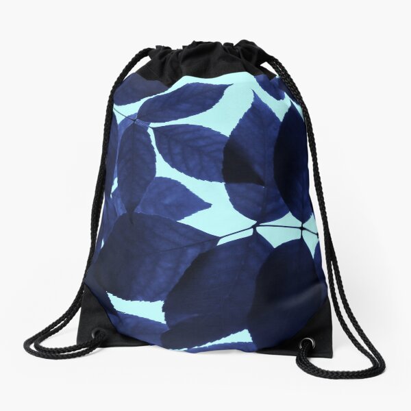 Blue Forest Drawstring Bag