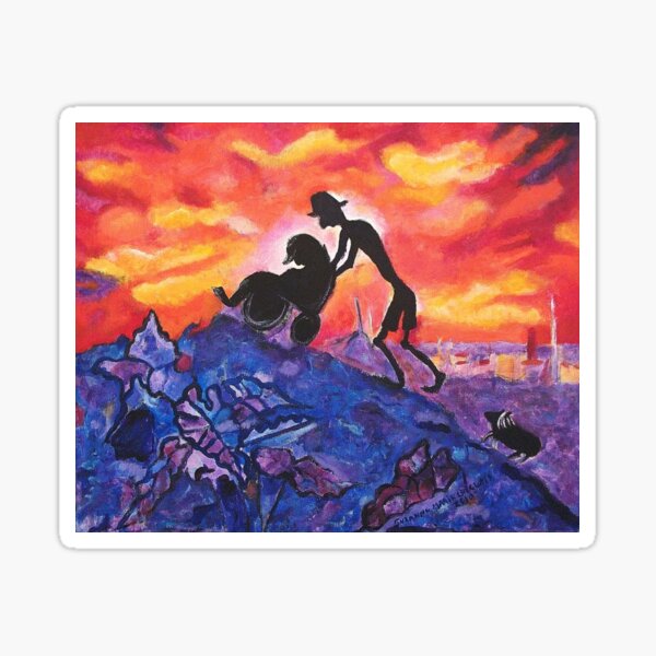 Love in Las Vegas by Suzanne Marie Leclair Sticker
