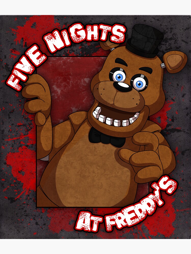 Five Nights At Freddy's Sticker for Sale by RodGraphics