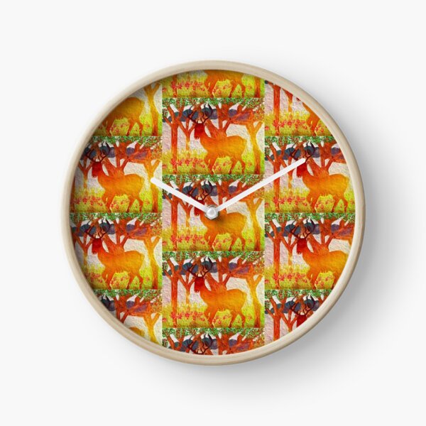Deer Clock