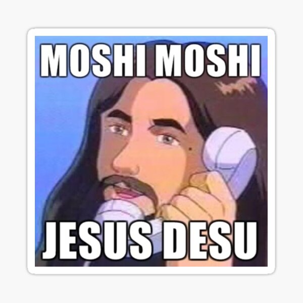 JÉSUS DESU & lt; 3 Sticker