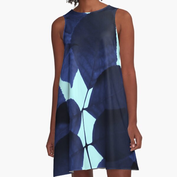 Blue Forest A-Line Dress