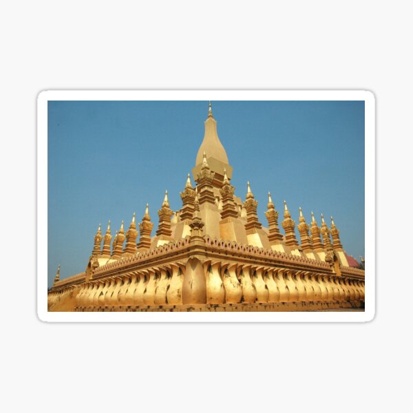 a sprawling Laos
landscape Sticker