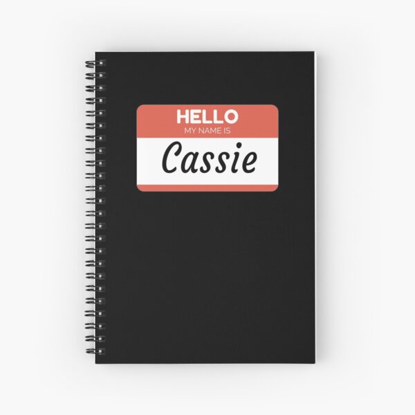 Item preview, Cassie Name Label  Hello My Name Is Cassie Gift For Cassie or for a female you know called Cassie designed and sold by Bontini.
