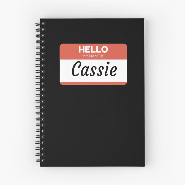 Item preview, Cassie Name Label  Hello My Name Is Cassie Gift For Cassie or for a female you know called Cassie designed and sold by Bontini.